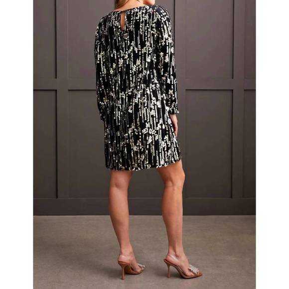 NEW TRIBAL FEMME sequin mini dress in silver - Picture 6 of 6